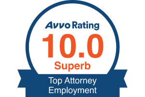 Avvo Rating 10.0 Superb Top Attorney Employment