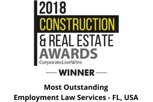 2018 Construction & Real Estate Awards winner